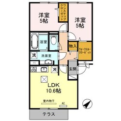 abcdマンション綾園の物件間取画像